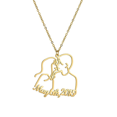 Name Necklace Couple